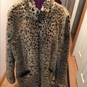 Faux fur jacket